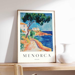 Menorca Poster, Spain Poster, Menorca Wall Art, Menorca Prints, Menorca Decor, Spain Wall Art, Menorca Print, Menorca Art Print