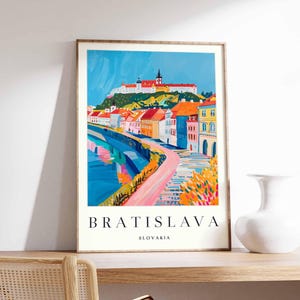Bratislava Poster, Bratislava Print, Bratislava Wall Art, Bratislava Decor, Slovakia Poster, Bratislava Artwork, Bratislava City Poster