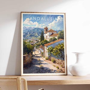 Andalusia Poster, Andalusia Print, Spain Poster, Andalusia Wall Art, Andalusia Decor, Andalusia Art, Spanish Landscape