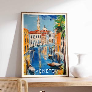 Veneto Poster, Italy Print, Veneto Wall Art, Northern Italy Poster, Venice Region Print, Italian Countryside Decor, Verona Travel Print