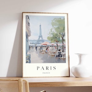 Eiffel Tower Paris Poster: Elegant France Wall Art