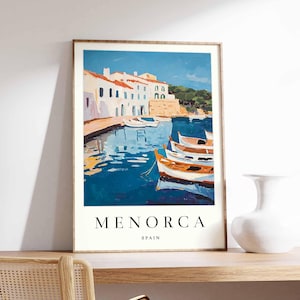 Menorca Poster, Spain Poster, Menorca Wall Art, Menorca Prints, Menorca Decor, Spain Wall Art, Menorca Print, Menorca Art Print