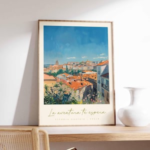 Vitoria-Gasteiz Poster, Spain Travel Print, Retro Travel Wall Art, Travel Wall Decor, Vintage Travel Gift, Classic Travel Poster