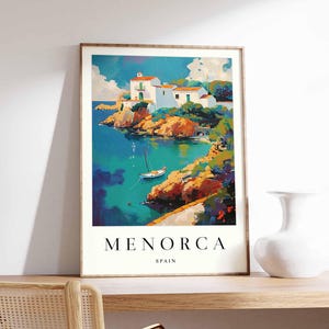 Menorca Poster, Spain Poster, Menorca Wall Art, Menorca Prints, Menorca Decor, Spain Wall Art, Menorca Print, Menorca Art Print
