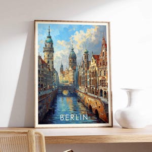 Berlin Poster, Germany Poster, Berlin Print, German Wall Art, Berlin Wall Art, Berlin City Poster, Berlin Decor, Berlin Art Print