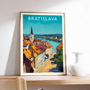 Bratislava Poster, Slovakia Print, Bratislava Wall Art, Bratislava Decor, Bratislava City Poster, Bratislava Art Print, Bratislava Artwork