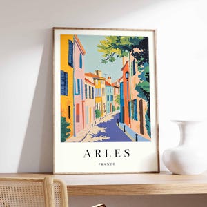 Arles Poster, France Poster, Arles Wall Art, Arles Print, French Poster, France Wall Art, Arles Art, French City Print, Travel Poster
