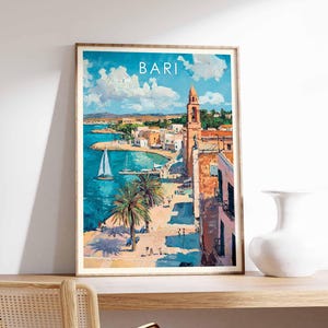 Bari Poster, Italy Poster, Bari Print, Italian Wall Art, Bari Wall Art, Italy Print, Bari Decor, Travel Poster, Bari Art Print, Bari Art