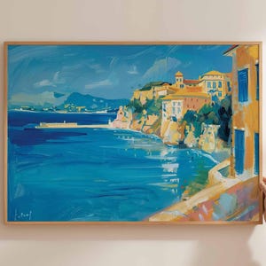 Corfu Poster, Greece Travel Print, Greek Island Wall Art, Ionian Sea Decor, Corfu Travel Art, Corfu Wall Art, Mediterranean Beach Print