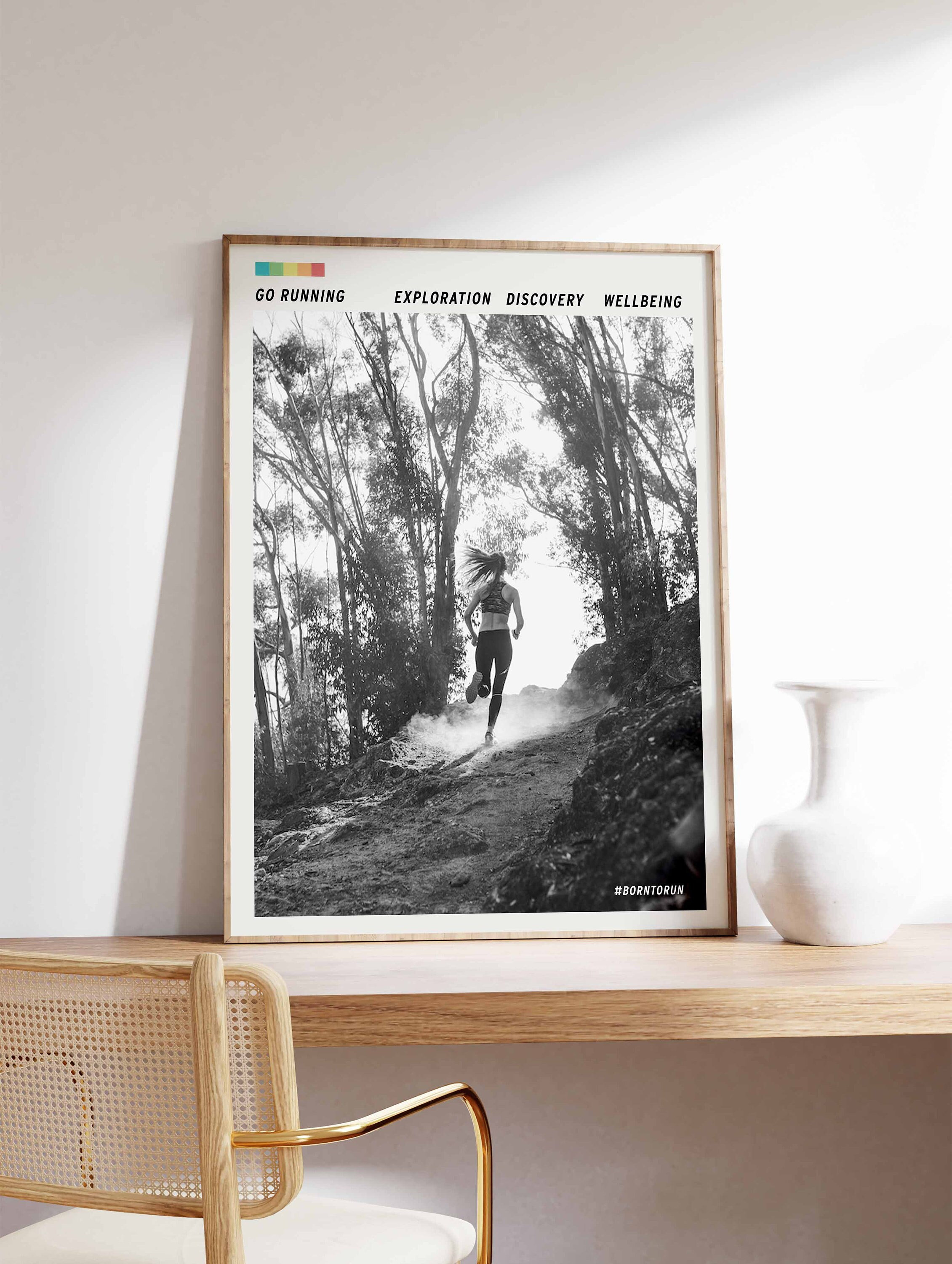 Running Poster: Outdoor Adventure Wall Art