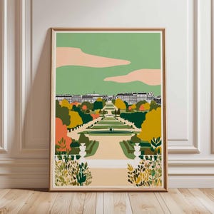 Regents Park Poster, London Travel Poster, Regents Park Wall Art, London Park Print, UK City Poster, British Nature Art, London Decor Print