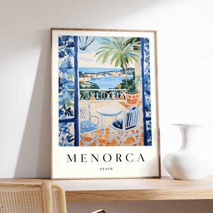 Menorca Poster, Spain Poster, Menorca Wall Art, Menorca Prints, Menorca Decor, Spain Wall Art, Menorca Print, Menorca Art Print