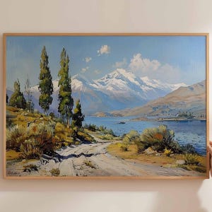 Chile Poster, South America Travel Print, Chilean Travel Wall Art, Andes Mountains Wall Art, Patagonia Art Print, Chile Landscape Poster