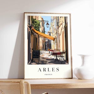 Arles Poster, France Poster, Arles Wall Art, Arles Print, French Poster, France Wall Art, Arles Art, French City Print, Travel Poster