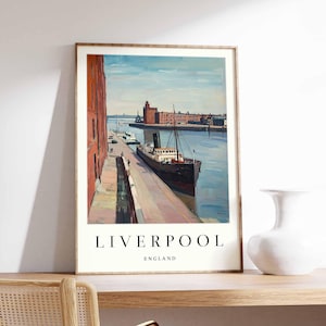 Liverpool Poster, UK Poster, Liverpool Wall Art, Liverpool Prints, Liverpool Decor, UK Wall Art, Liverpool Print, Liverpool Art Print