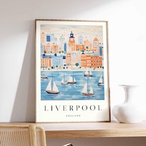 Liverpool Poster, UK Poster, Liverpool Wall Art, Liverpool Prints, Liverpool Decor, UK Wall Art, Liverpool Print, Liverpool Art Print