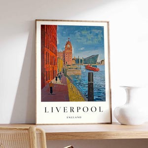 Liverpool Poster, UK Poster, Liverpool Wall Art, Liverpool Prints, Liverpool Decor, UK Wall Art, Liverpool Print, Liverpool Art Print