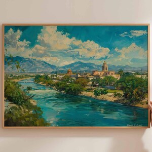 Culiacan Poster, Mexico Travel Print, Mexican City Wall Art, Sinaloa Travel Decor, Culiacan Landscape Poster, North America Travel Art