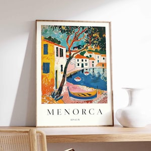 Menorca Poster, Spain Poster, Menorca Wall Art, Menorca Prints, Menorca Decor, Spain Wall Art, Menorca Print, Menorca Art Print