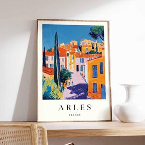 Arles Poster, France Poster, Arles Wall Art, Arles Print, French Poster, France Wall Art, Arles Art, French City Print, Travel Poster