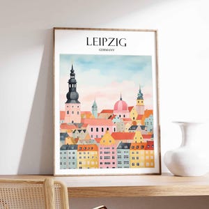 Leipzig Poster, Germany Poster, Leipzig Wall Art, Leipzig Prints, German Poster, Leipzig Print, Leipzig Art Print, Leipzig Decor