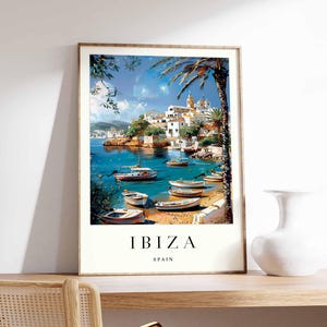 Ibiza Poster, Spain Poster, Ibiza Wall Art, Ibiza Prints, Ibiza Decor, Spanish Poster, Ibiza Print, Ibiza Art Print, Ibiza Travel Print