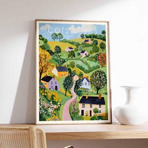 Cotswolds Poster, Cotswolds Print, Cotswolds Wall Art, UK Countryside Poster, Cotswolds Decor, Cotswolds Photography
