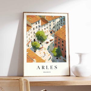 Arles Poster, France Poster, Arles Wall Art, Arles Print, French Poster, France Wall Art, Arles Art, French City Print, Travel Poster