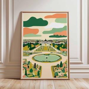 Regents Park Poster, London Travel Poster, Regents Park Wall Art, London Park Print, UK City Poster, British Nature Art, London Decor Print