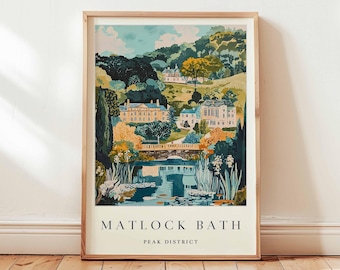 Le Pc Du Derbyshre Vntage Travel Poster" Poster By Stckart-marek - Foto 3