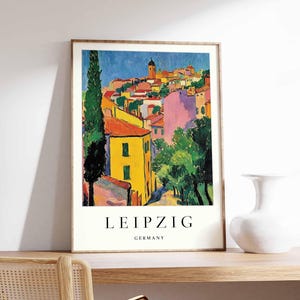 Leipzig Poster, Germany Poster, Leipzig Wall Art, Leipzig Prints, German Poster, Leipzig Print, Leipzig Art Print, Leipzig Decor