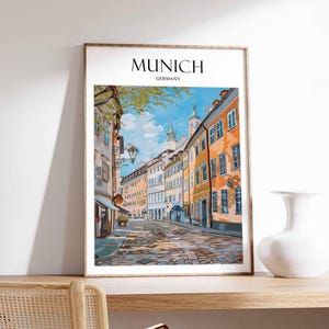 Munich Poster, Germany Poster, Munich Prints, Munich Wall Art, Munich Decor, Munich Art Print, Munich City Poster, Munich Travel Art