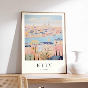 Kyiv Poster, Ukraine Poster, Kyiv Wall Art, Kyiv Prints, Ukraine Wall Art, Kyiv Print, Kyiv Decor, Kyiv Art Print, Kyiv City Poster