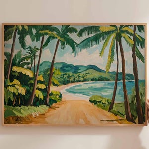 Dominican Republic Poster, Caribbean Travel Print, Island Wall Art, Tropical Beach Decor, Dominican Republic Travel Art, Caribbean Poster