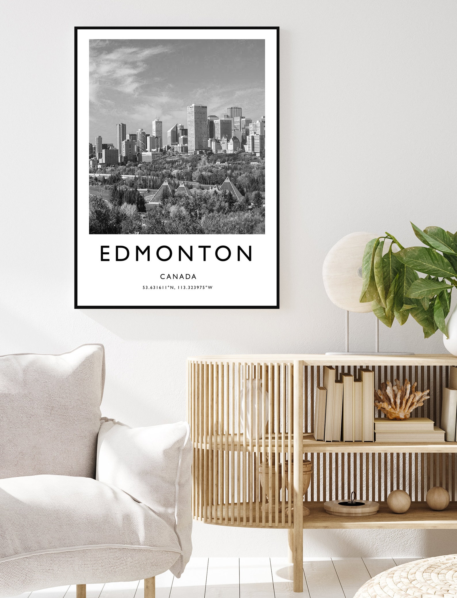 Edmonton Travel Print Edmonton Travel Poster Canada Print Etsy