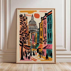 Covent Garden Poster, London Travel Poster, Covent Garden Wall Art, Market Hall Print, UK City Poster, London Landmark Decor