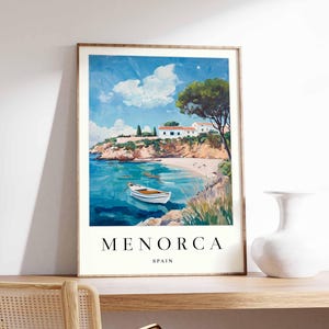 Menorca Poster, Spain Poster, Menorca Wall Art, Menorca Prints, Menorca Decor, Spain Wall Art, Menorca Print, Menorca Art Print