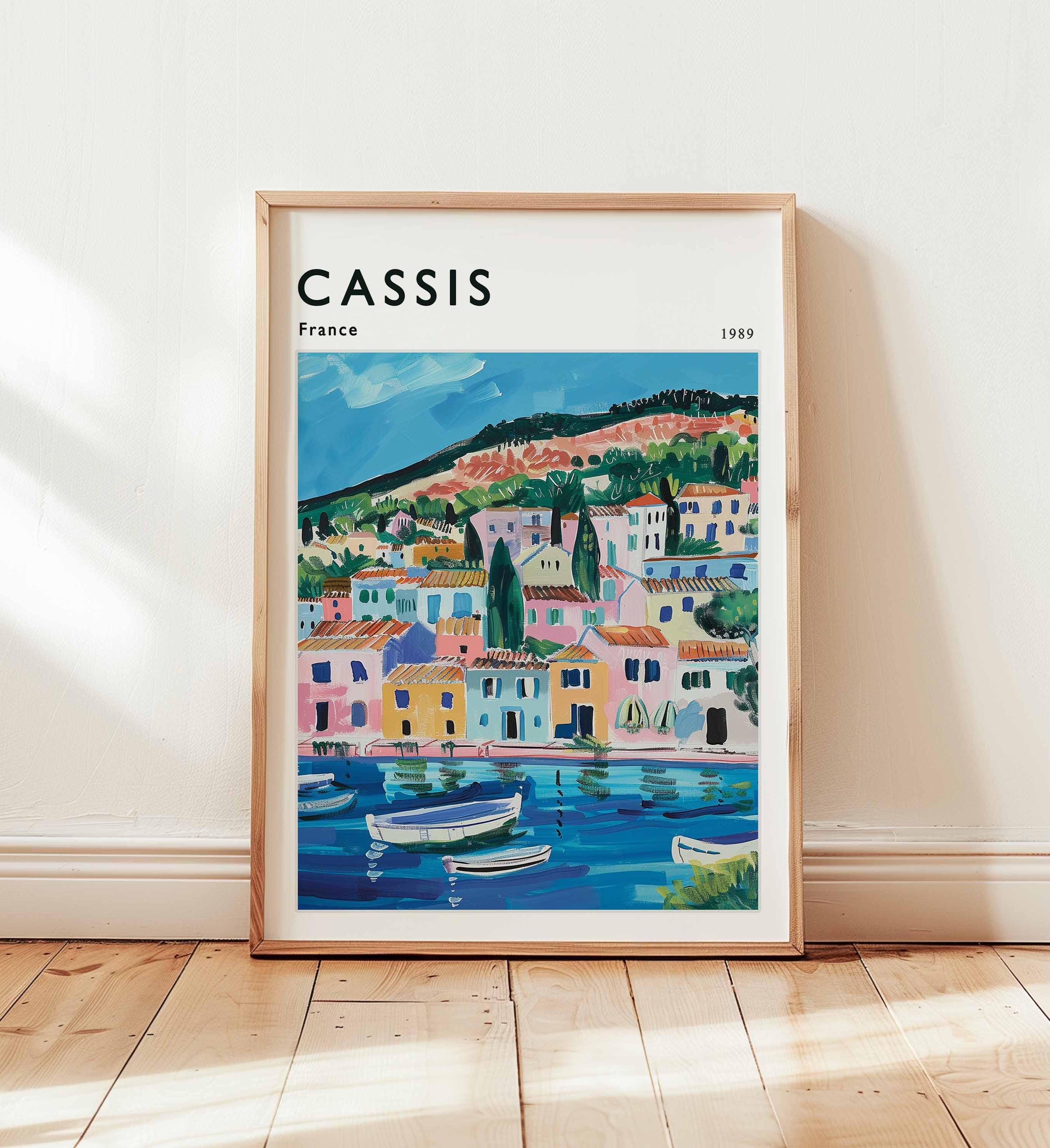 Cassis France Travel Poster: French Riviera Coastal Art Print - Etsy