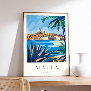 Malaga Poster, Spanien Druck, Malaga Wandkunst, Malaga Stadt Karte Dekor, minimalistisches Malaga Poster, Spanische Skyline Druck, Malaga Reisewandkunst