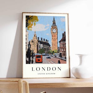 London Poster, UK Poster, London Wall Art, London Prints, London Decor, UK Wall Art, London Print, London Art Print, London City Poster