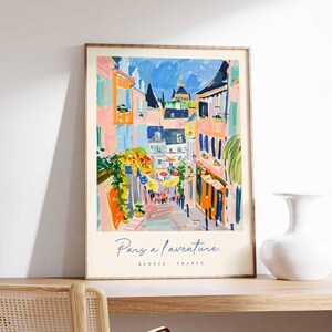 Rennes Poster, Frankreich Reisedruck, Kunstdruck Historisches Viertel, Frankreich Stadt Dekor, Bretagne Architektur Ansicht Kunst, Frankreich Reisegeschenk