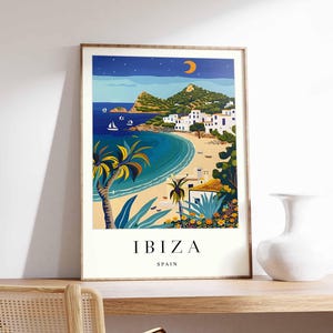 Ibiza Poster, Spain Poster, Ibiza Wall Art, Ibiza Prints, Ibiza Decor, Spanish Poster, Ibiza Print, Ibiza Art Print, Ibiza Travel Print