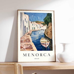 Menorca Poster, Spain Poster, Menorca Wall Art, Menorca Prints, Menorca Decor, Spain Wall Art, Menorca Print, Menorca Art Print