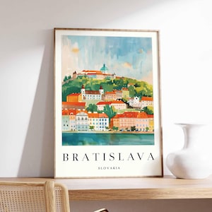 Bratislava Poster, Bratislava Print, Bratislava Wall Art, Bratislava Decor, Slovakia Poster, Bratislava Artwork, Bratislava City Poster