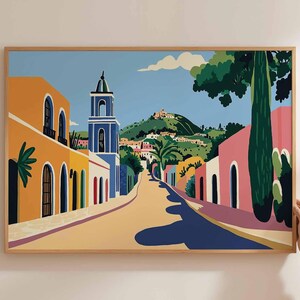 Culiacan Poster, Mexico Travel Print, Mexican City Wall Art, Sinaloa Travel Decor, Culiacan Landscape Poster, North America Travel Art