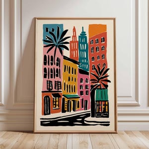 Brick Lane Poster, London Travel Poster, Brick Lane Wall Art, East London Print, UK City Poster, Street Market Art, British Culture Decor