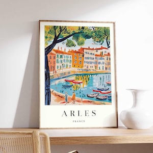 Arles Poster, France Poster, Arles Wall Art, Arles Print, French Poster, France Wall Art, Arles Art, French City Print, Travel Poster