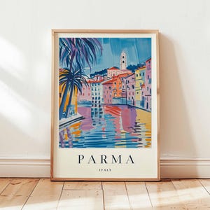 Parma Poster, Italy Travel Print, Emilia-Romagna Wall Art, Foodie Decor, European Travel Gift, Historic City Print, Italy Travel Art