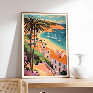 Algarve Poster, Algarve Print, Portugal Poster, Algarve Wall Art, Algarve Decor, Algarve Art, Beach Poster, Scenic Print