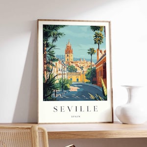 Andalusien Poster, Spanien Print, Andalusien Wandkunst, Andalusien Karte Dekor, minimalistisches Spanien Poster, Schwarzweißdruck, Andalusien Skyline